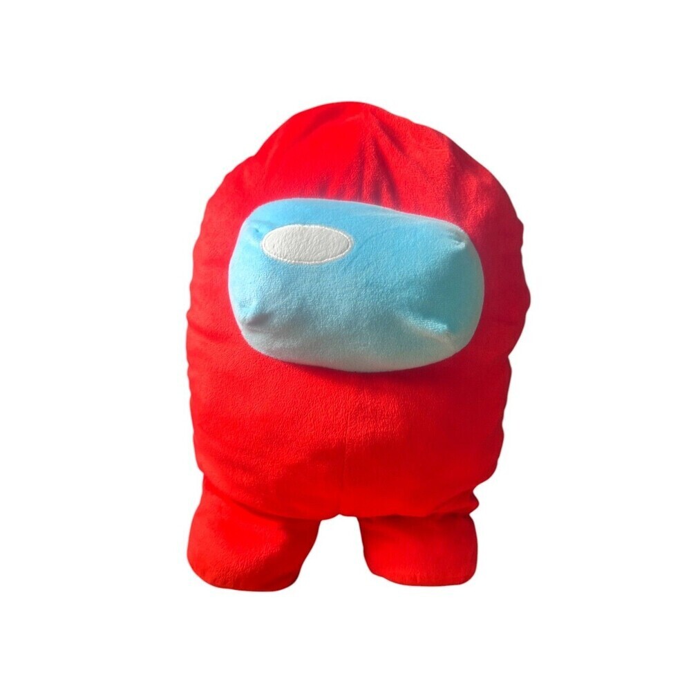 Among Us Red Crewmate Plush Toy – Official 14-Inch Super Squishy Astronaut Toy